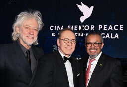 Bob Geldof,Kevin Spacey,Tedros Adhanom Ghebreyesus