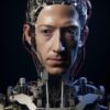 ai generated, mark zuckerberg, cyborg, robot, android, tech, artificial intelligence, humanoid, futuristic, technology, robotics, science fiction, innovation, zuckerberg, mechanical, machine, digital, mark zuckerberg, mark zuckerberg, mark zuckerberg, mark zuckerberg, mark zuckerberg
