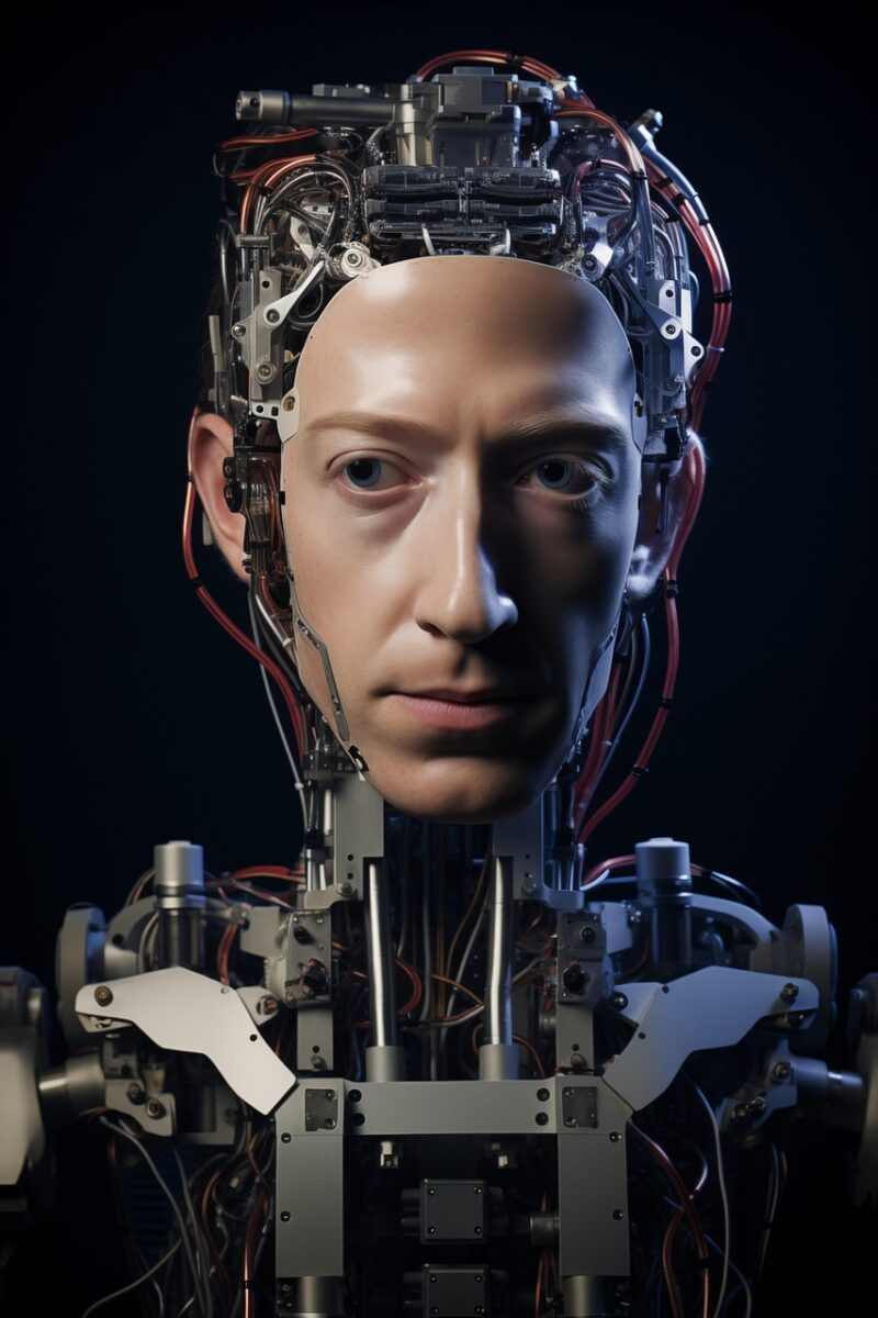 ai generated, mark zuckerberg, cyborg, robot, android, tech, artificial intelligence, humanoid, futuristic, technology, robotics, science fiction, innovation, zuckerberg, mechanical, machine, digital, mark zuckerberg, mark zuckerberg, mark zuckerberg, mark zuckerberg, mark zuckerberg
