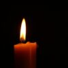 close-up of lighted candle