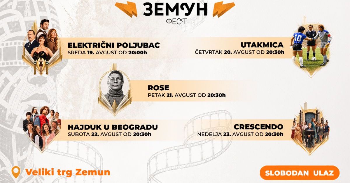 Zemun fest donosi filmske hitove sa Kanskog i Berlinskog festivala, ulaz besplatan