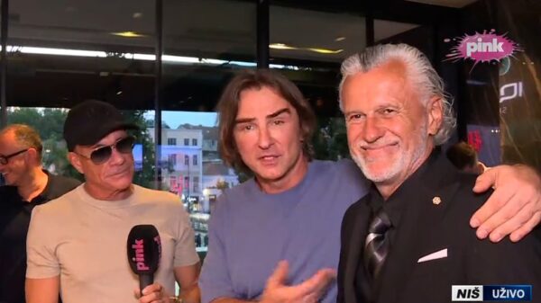 Željko Mitrović sa Žan Klod Van Damom i Džekom Dimićem na filmskom festivalu u Nišu (VIDEO)