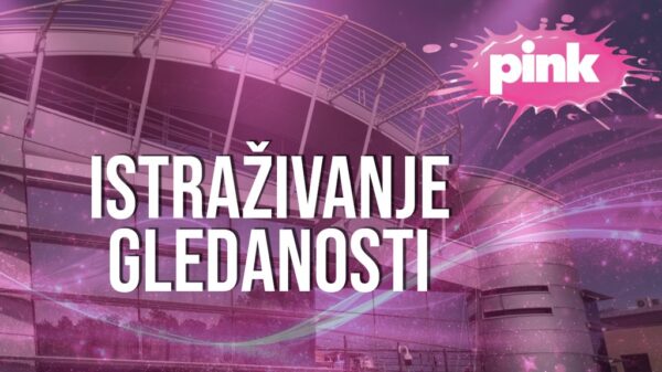 Televizija Pink najgledanija među komercijalnim emiterima tokom vikenda u Srbiji